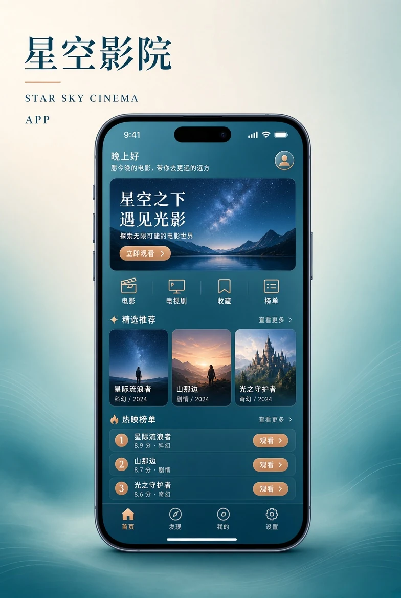 星空影院移动服务画面